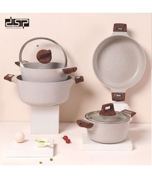 DSP Hot Sale Professional Cookware Set Household Cooking Pot Casserole Soup Pot Four-piece Combination Pot Set