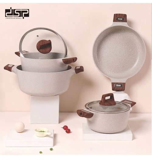 DSP Hot Sale Professional Cookware Set Household Cooking Pot Casserole Soup Pot Four-piece Combination Pot Set DSP Hot Sale Professional Cookware Set Household Cooking Pot Casserole Soup Pot Four-piece Combination Pot Set