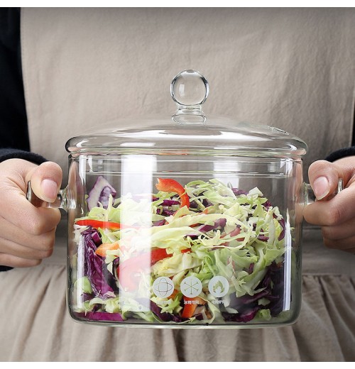 Borosilicate Heat Resistant Glass Cooking Pot Clear Transparent Borosil Microwave Cookware Set Borosilicate Heat Resistant Glass Cooking Pot Clear Transparent Borosil Microwave Cookware Set