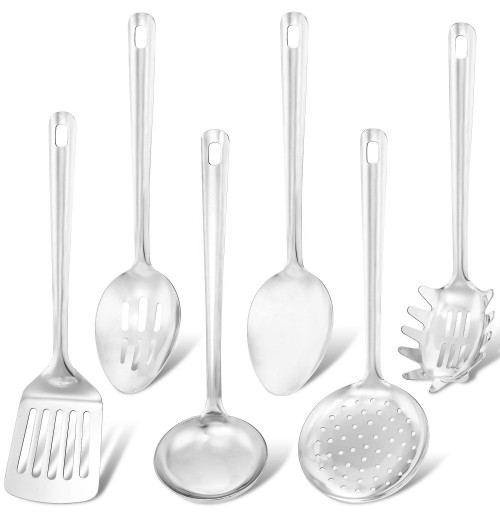 6PCS Stainless Steel Kitchen Cooking Utensils Set 6PCS Stainless Steel Kitchen Cooking Utensils Set
