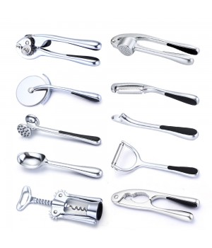 FINDKING Zinc Alloy 10pcs Kitchen Accessories Sturdy Peeler Can Opener Ice Cream Scoop Pizza Cutter Creative Kitchen Tools Sets