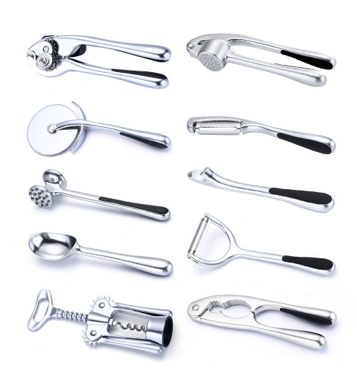 FINDKING Zinc Alloy 10pcs Kitchen Accessories Sturdy Peeler Can Opener Ice Cream Scoop Pizza Cutter Creative Kitchen Tools Sets FINDKING Zinc Alloy 10pcs Kitchen Accessories Sturdy Peeler Can Opener Ice Cream Scoop Pizza Cutter Creative Kitchen Tools Sets