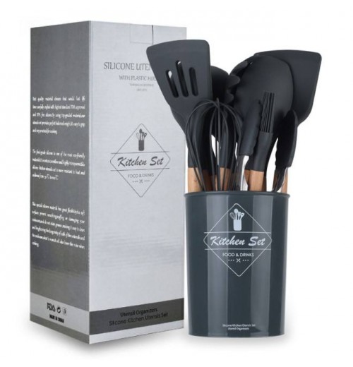 Kitchen Utensils Silicone BPA Free Cooking Utensils Set For Home Kitchenware Kitchen Utensils Silicone BPA Free Cooking Utensils Set For Home Kitchenware
