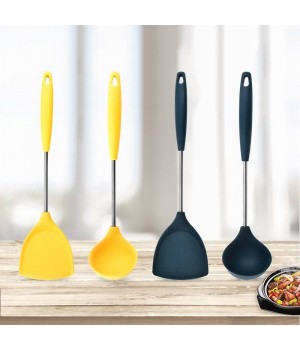 Customized Silicone Food Grade Shovel Spoon Set Non-Stick Kitchen Cooking Utensil Set