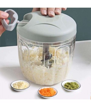 Best Sell Kitchen Gadgets Garlic Crusher Mini Food Slicer Onion Choppers Masher Manual Vegetable Chopper