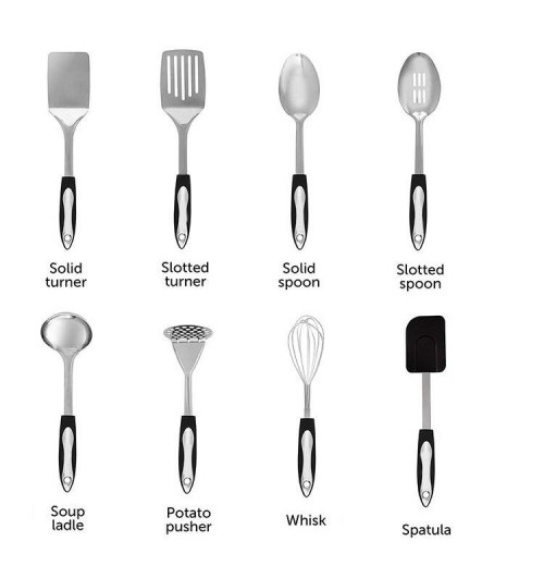 Stainless Steel Kitchen Utensil Cooking Utensils - Nonstick Kitchen Utensils