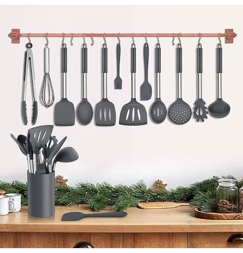 Dishwasher Safe Silicone Kitchen Utensil Set- Durable Kitchen Tools-12-piece Silicone Cooking Set Dishwasher Safe Silicone Kitchen Utensil Set- Durable Kitchen Tools-12-piece Silicone Cooking Set