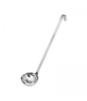 Utensils Cooking Set Stainless Steel Soup Ladle Handle Hooked More Size Serving Sauce Ladle