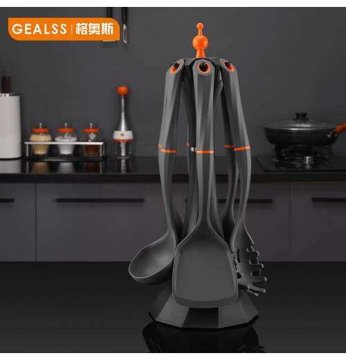 Kitchen gadget Set 7 Pieces Silicone Cooking Utensils Set Heat Resistant Kitchenware Set, Nonstick Cookware Kitchen gadget Set 7 Pieces Silicone Cooking Utensils Set Heat Resistant Kitchenware Set, Nonstick Cookware
