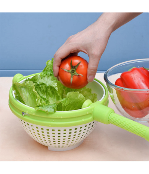 Wholesale Kitchen Drain Basket Fruit Vegetable Washing Foldable Colanders & Strainers Collapsible Drainer Storage