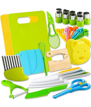 Wholesale Custom Logo Plastic Montessori Safety Knife Real Kitchen Toy Play Todlers Kids Cooking Set For Kid Real Cooking