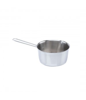 Italian-Made Classic Eco-Origin Stainless Steel Kitchen Pots Pans Set 12 cm Long Wired Handle Conical Casserole Home Cooking New